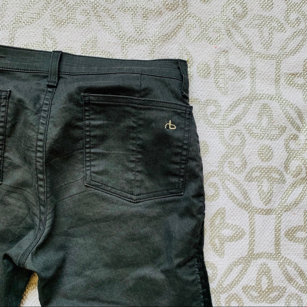 Rag and Bone Gray Raja Shoreditch Cropped Pants - Picture 7 of 8